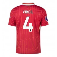 Camiseta Liverpool Virgil van Dijk #4 Primera Equipación Replica 2024-25 mangas cortas